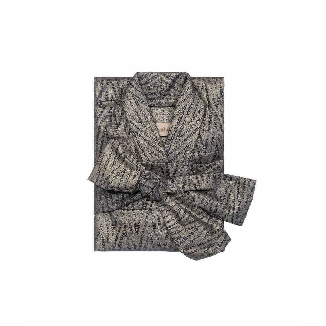 Satin badekåbe Twist Dark