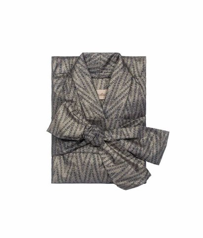 Sateen bathrobe Twist Dark