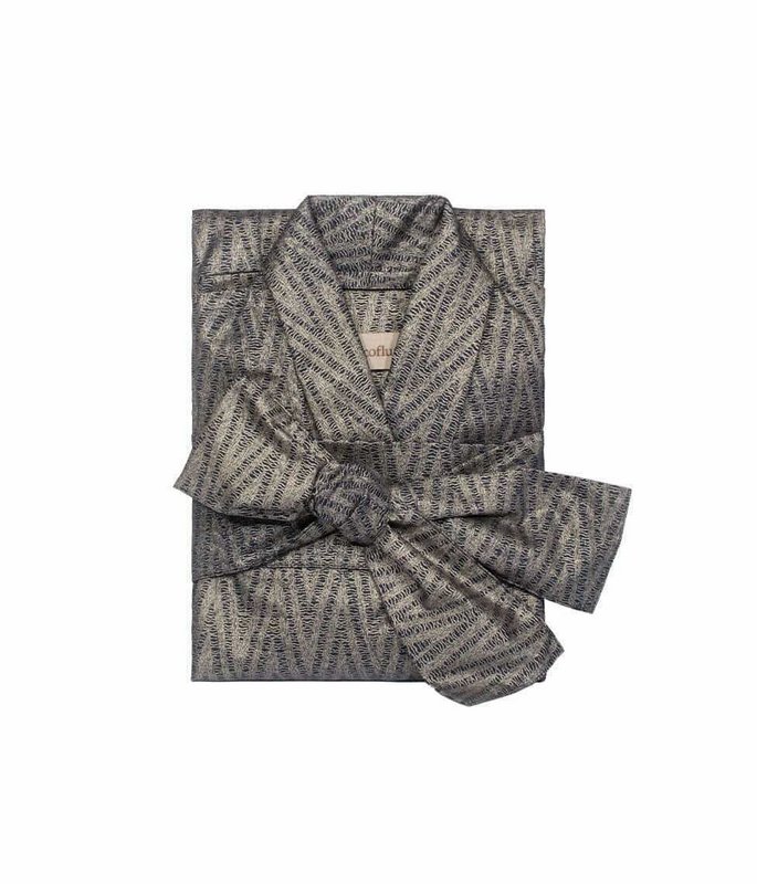 Satin badekåbe Twist Dark