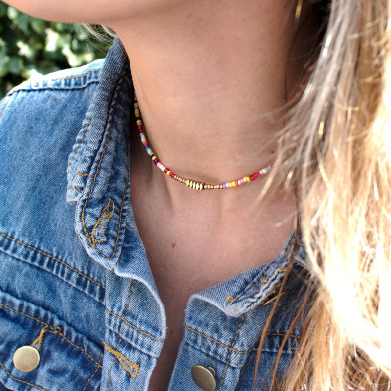 Necklace beads | Goldstones | Multicolor