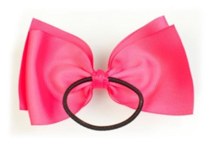 Medium Bow Elastic - Rosy Mauve