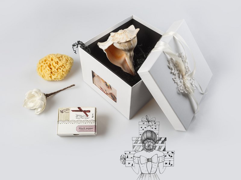 Coffret cadeau White Luxury Pamper : Poivre noir