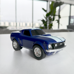 Lille racerbil Ford Mustang Blue Toy