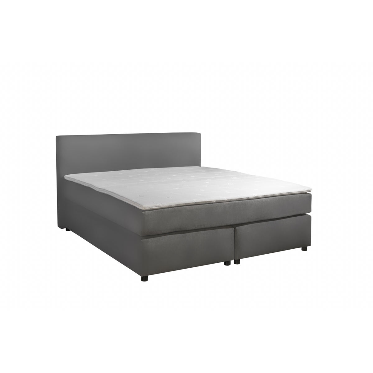 Mörgenn Boxspring Parga Aspecto de cuero - Juego completo