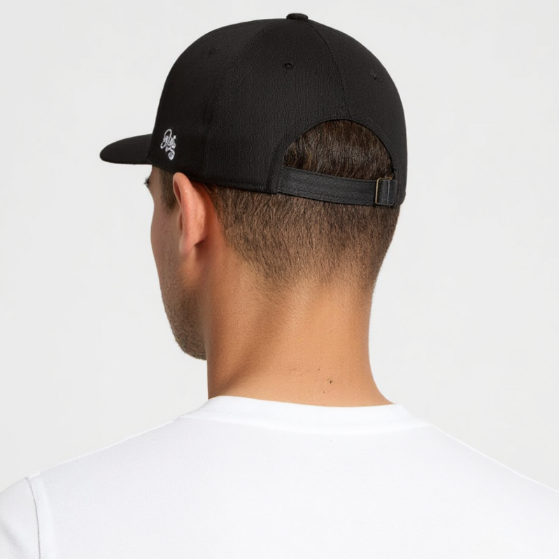 O.Leo Baseballkappe – Schwarz – Weißer Löwe – Unisex