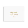 Kaart Tante Liefste | Goudfolie