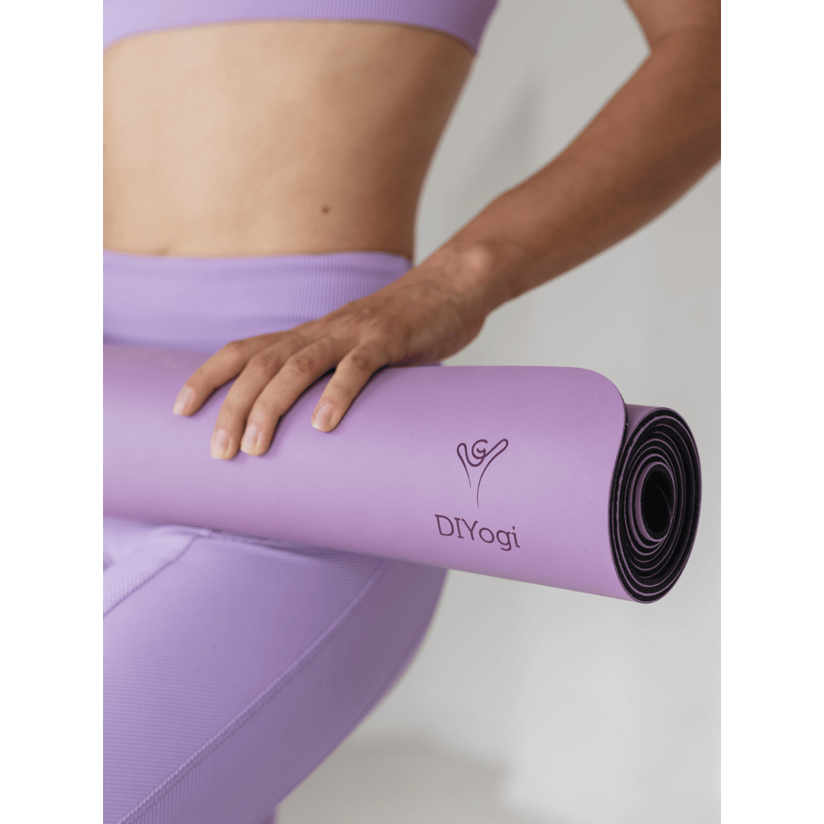 DIYogi™ PURPLE YOGA MAT - MANDALA