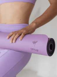 DIYogi™ ESTERILLA DE YOGA MORADA - MANDALA