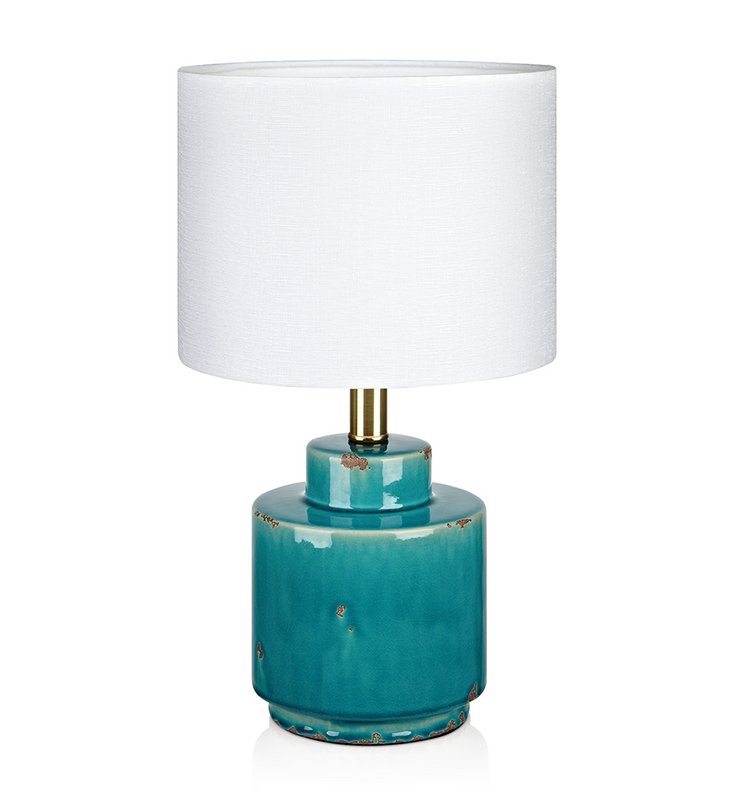 Mesa COUS 1L Azul Antiguo/Blanco