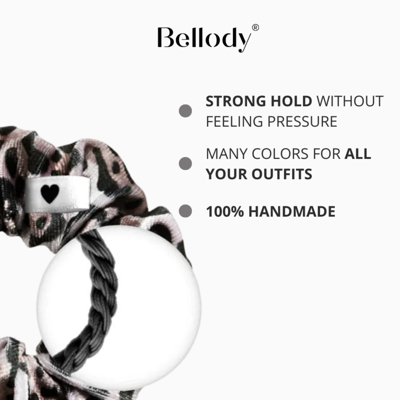 Samt-Scrunchie Leopard - Bellody® (1 Stück - Wild Leo)