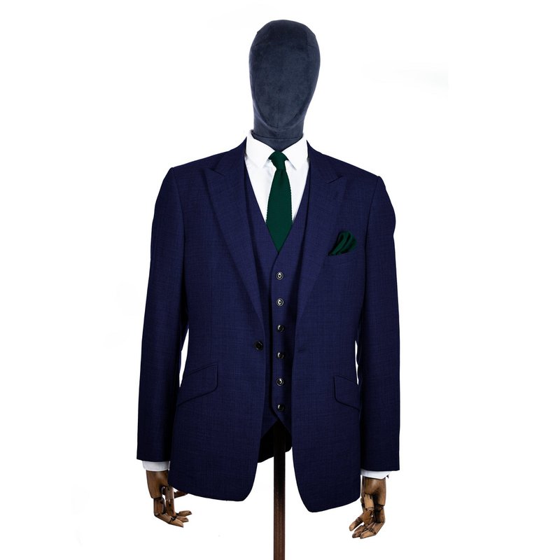 Cravatta in maglia verde