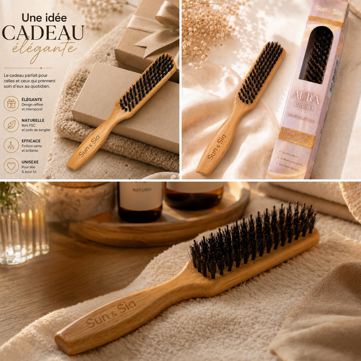 Aura Brush - Detangles & Sublimes