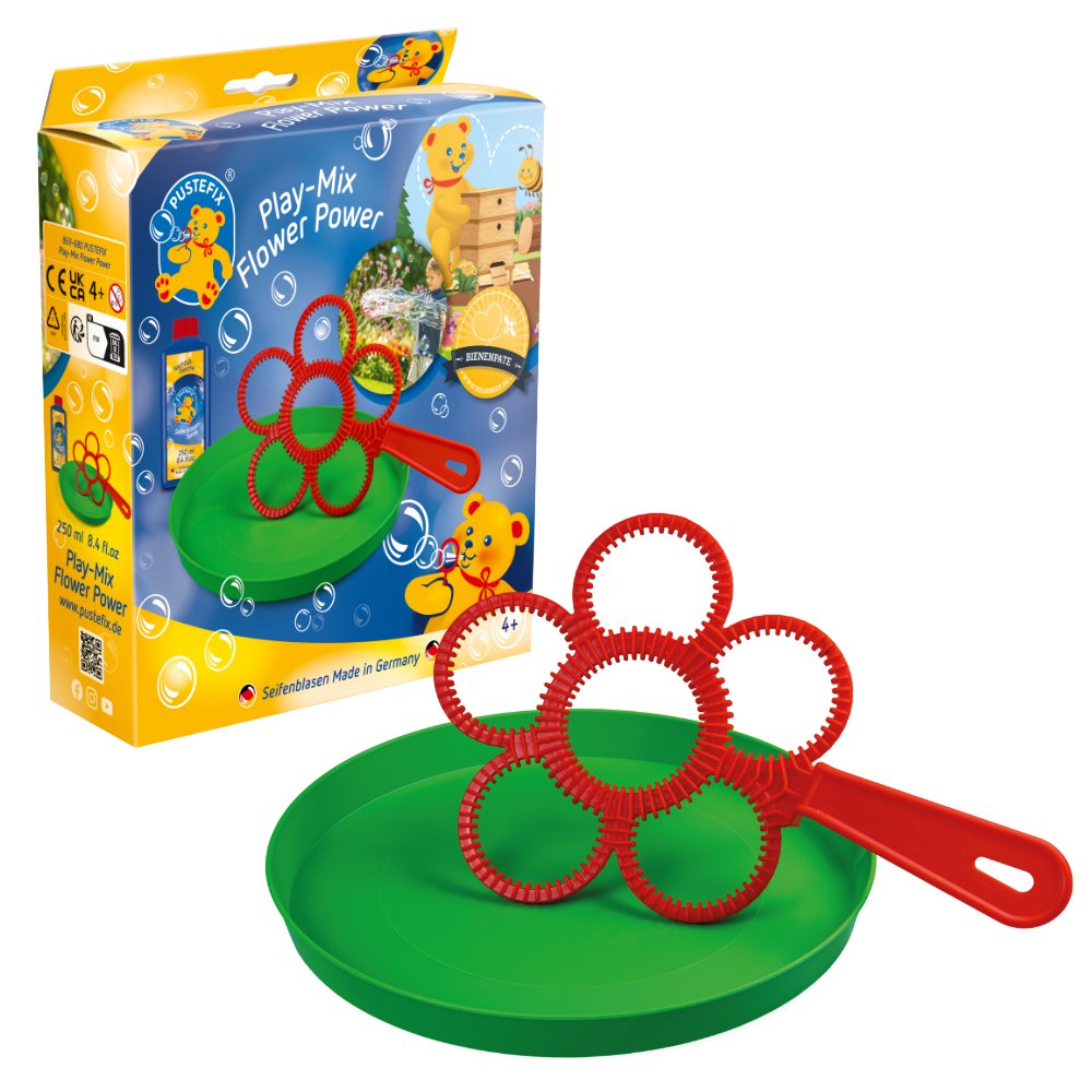 PUSTEFIX Flower Blowing Ring Set Flower Power