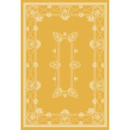 Linen tablecloth French melody - chard