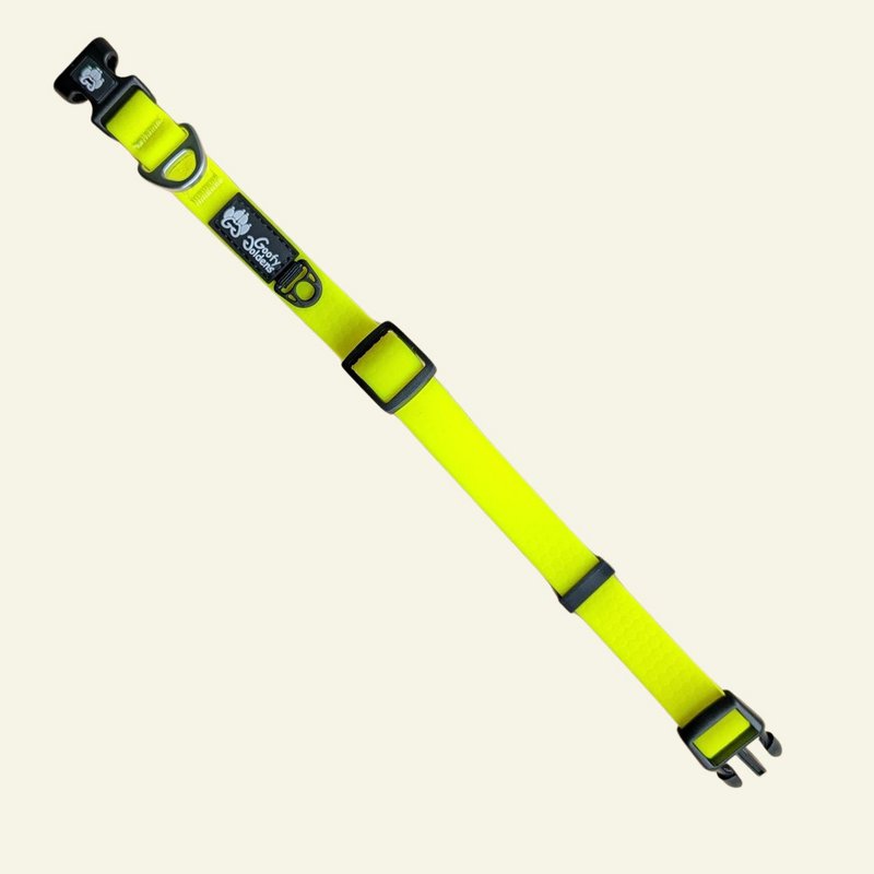 Waterproof collar Neon yellow