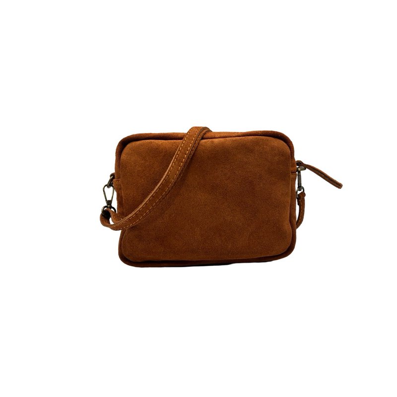 SAC BANDOULIERE CUIR DAIM ANAELLE