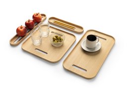 Small tray (30x30cm) Oak wood