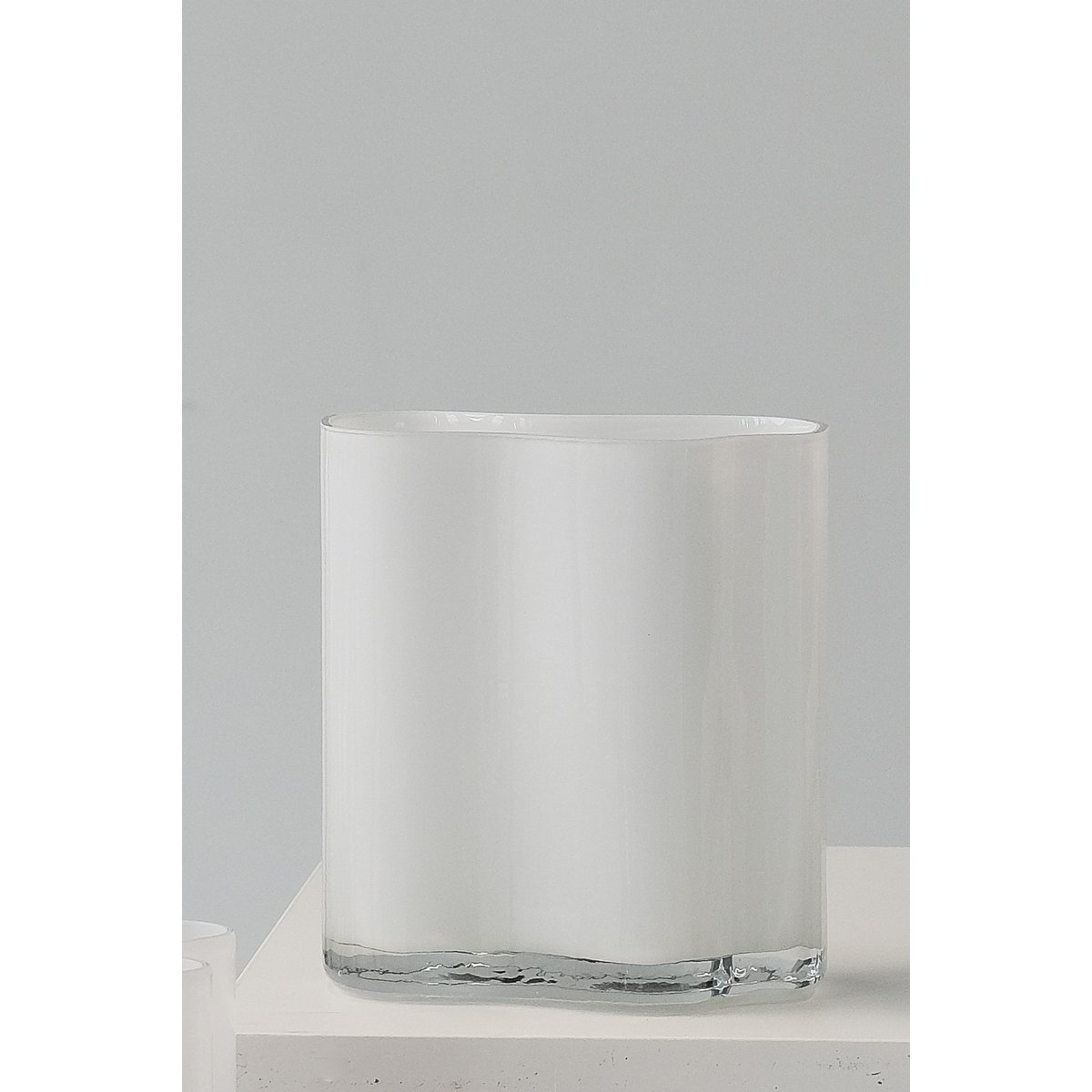 New modern design vase inspired by CORAL and Aalto, middle size, COR20WH