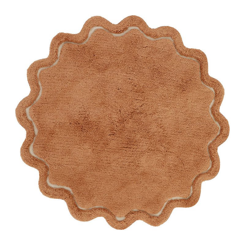 SWEET APRIL TOFFEE washable cotton children's rug