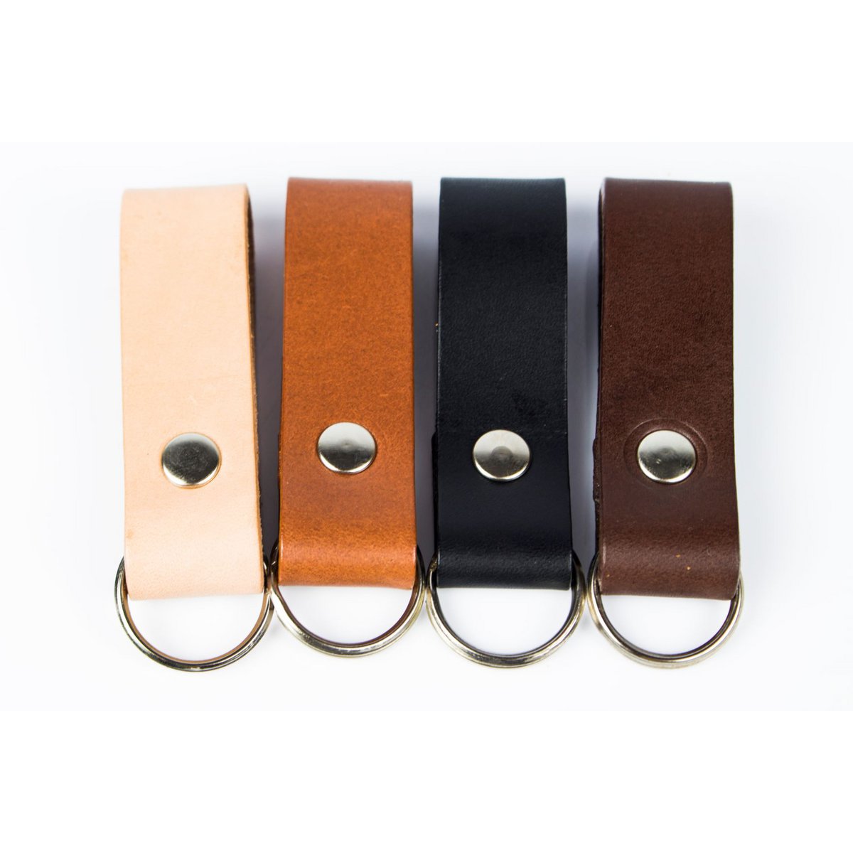 Leather keychain / key fob