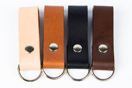 Leather keychain / key fob