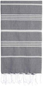 XXL beach towel made of 100% cotton Charcoal 220x160
