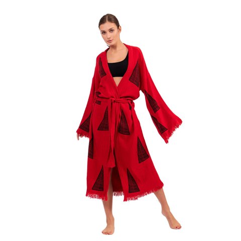 Pyramid Long Kimono