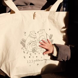 Boucle d'Or naturtaske 100% økologisk bomuld certificeret Control Union