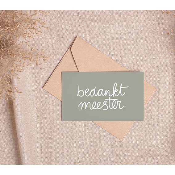 Mini card | Thank you master