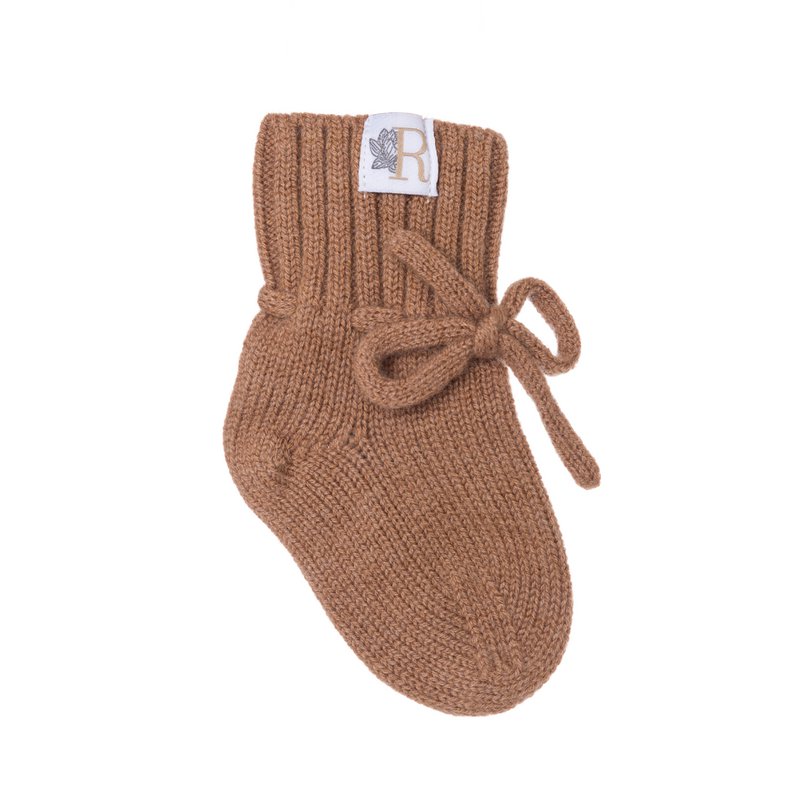 Rosini slippers merino wool - chocolate