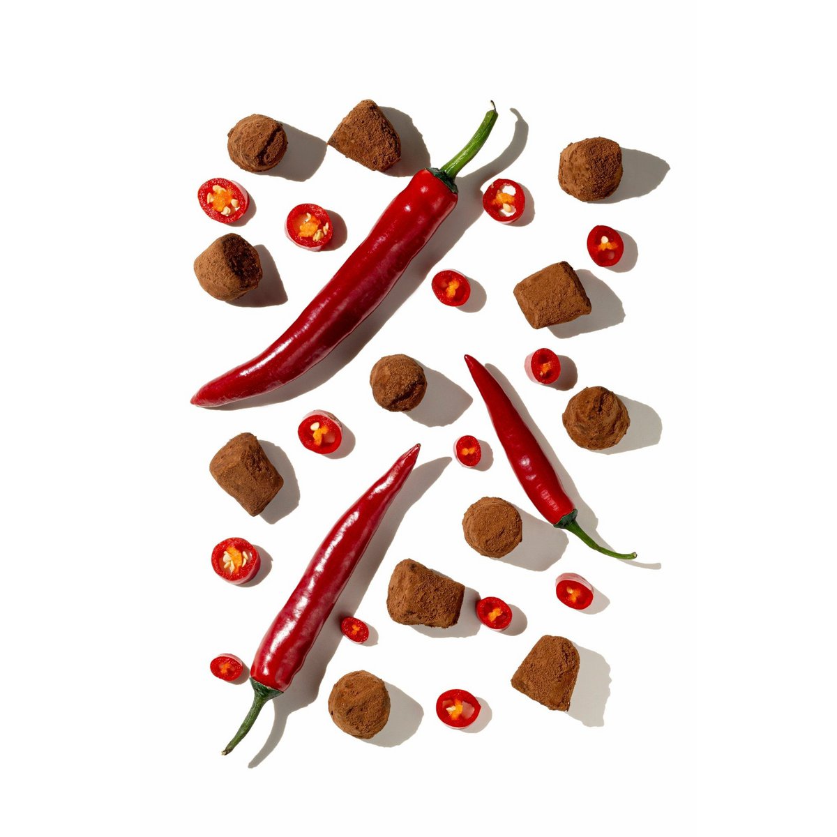 Trufas de chocolate de chile - a granel