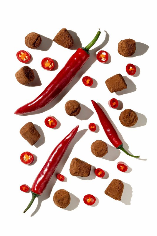 Truffes au chocolat au piment - Black