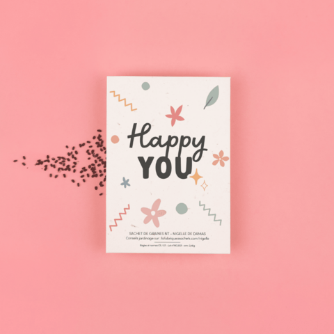 Happy You - Packet of Nigella seeds