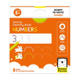 Looong Coloring Books - Ready to Write Numbers