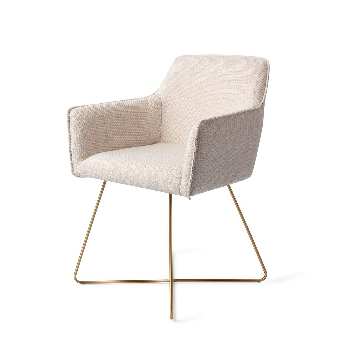 Jesper Home Hofu Dining Chair Cross Gold