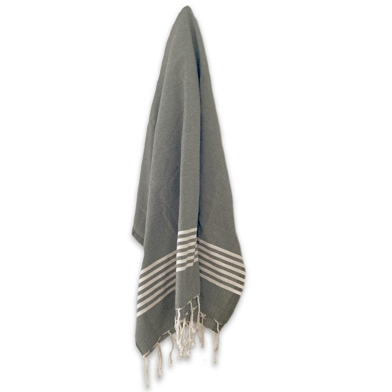 Hammam handdoek Fouta Provence - Moss Green - 100x200cm