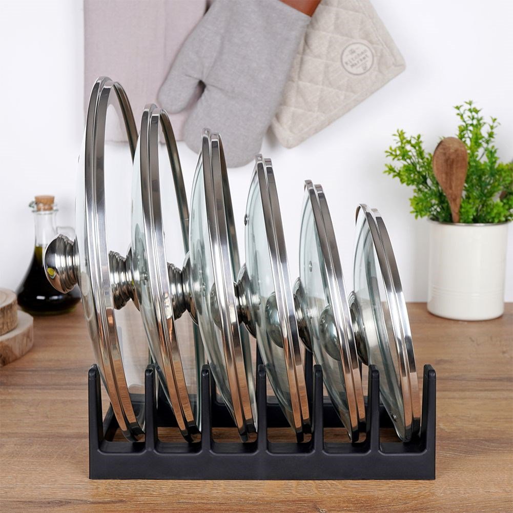 Lid and plate organizer rack plastic 28x15x9cm