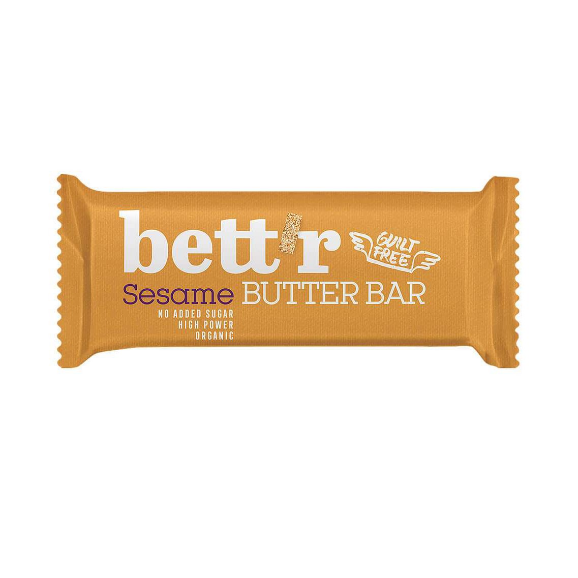 Sesame Butter Bar, organic, Bett'r, 30g