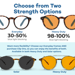 Lennon Blue Light Bril - Everyday Lens (blauwe arm)
