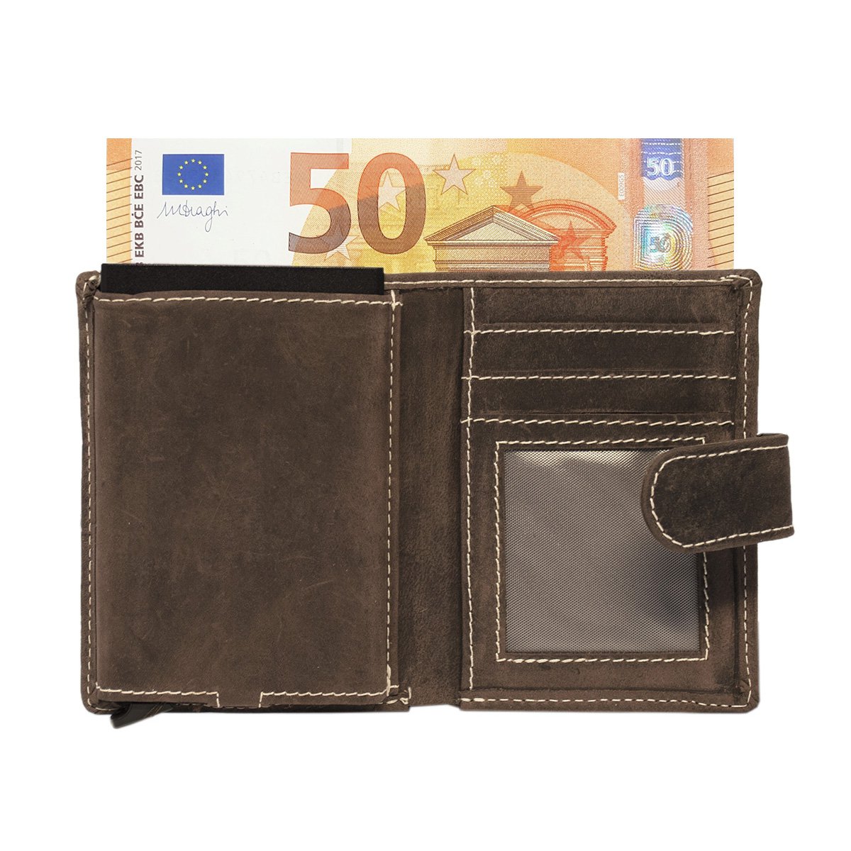 Kartenetui Leder - Cardprotector - Miniwallet - Mini Wallet - In 3 Farben - Kreditkartenetui