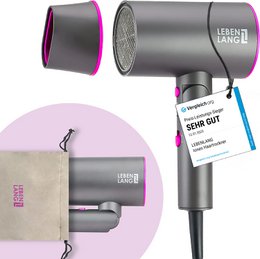 LIFETIME hårtørrer ion 2100W - anti-split spidser med kold luft mode | Sammenfoldelig rejsehårtørrer | Hårtørrer Hårtørrer Hårtørrer Lille Hårtørrer Hårtørrer Rejse Hårtørrer Hårtørrer Frisurer Tilbehør Rejse Hårtørrer