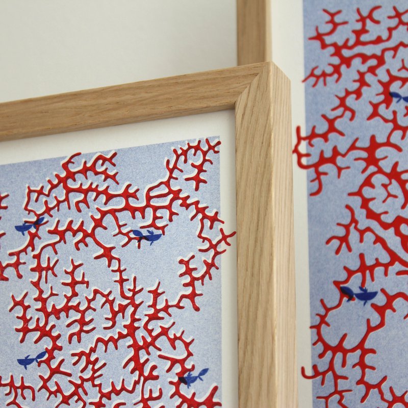 Coral Bright (Open Edition) | Stampa di risografia