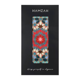 Multicolor Scarf Inspired by Alhambra Tiles