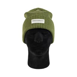RB5003E | Mixed Cervine shirt cap Lana Made in Italy. Green color - single size