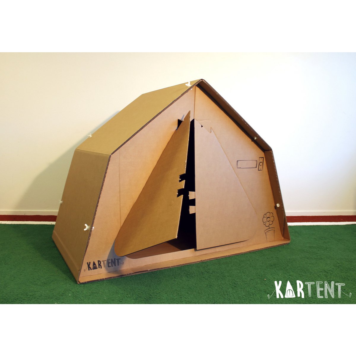 Tente en carton pour enfants - la KarTent Junior