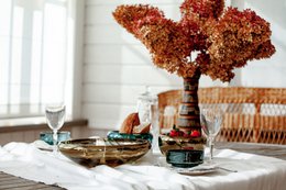 Deco Flat Splashed Bowl