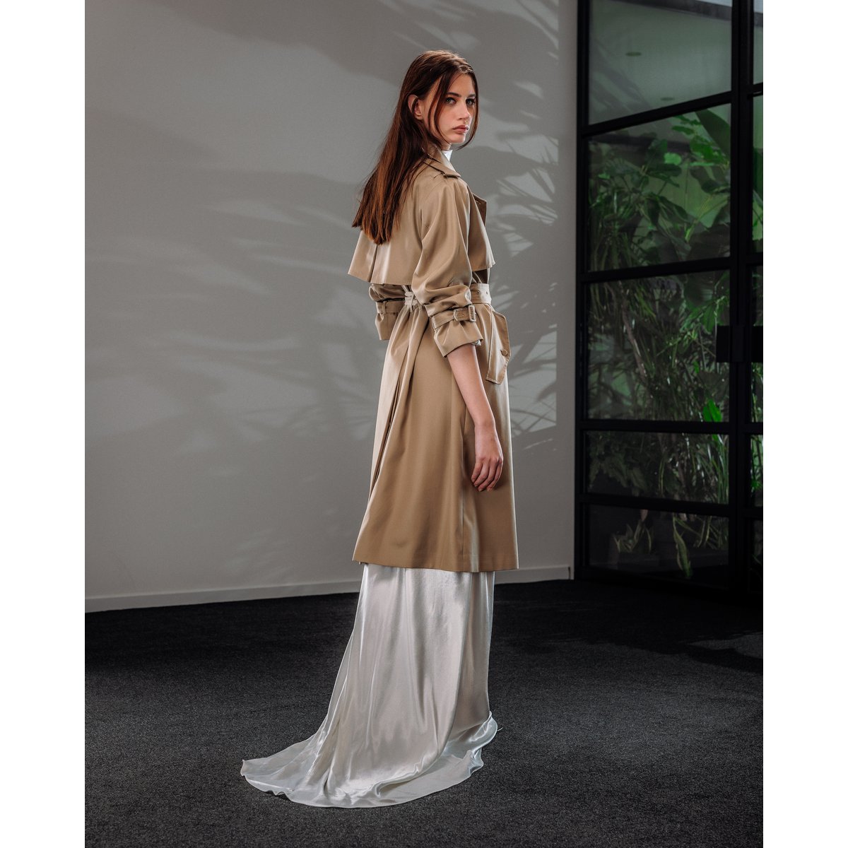 Trenchcoat mit Gürtel