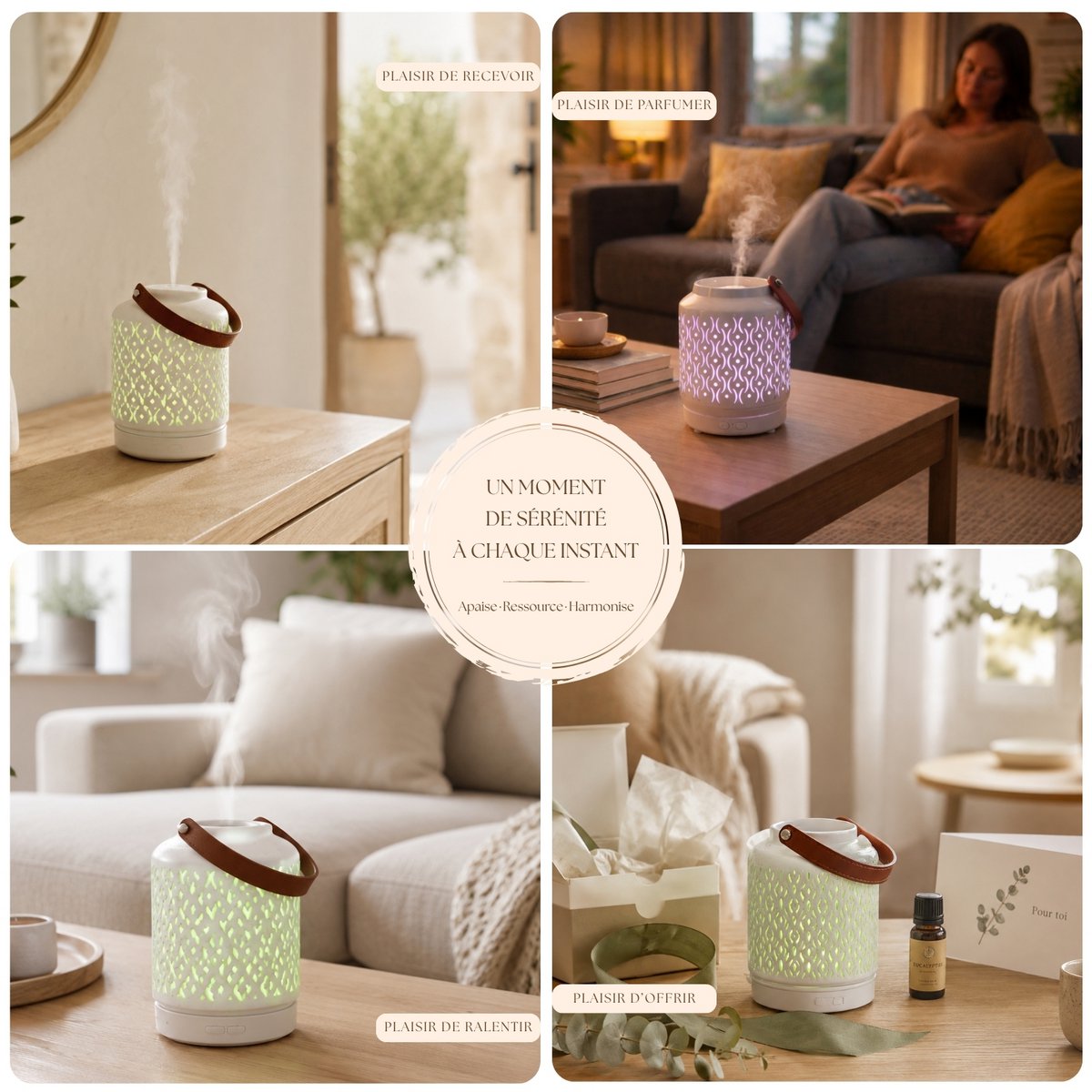 Ultrasonic Diffuser - Madrid – Nomadic Diffusion with Battery – Essential Oils and Perfumes – Decoration – Aromatherapy Object