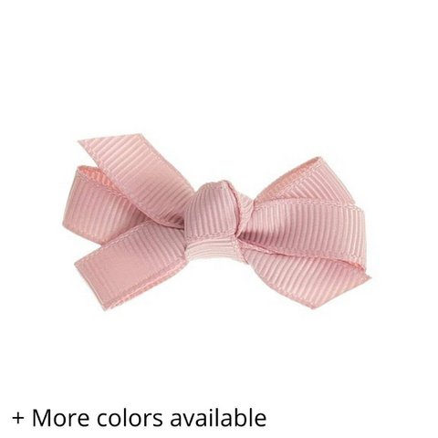 Little Bow Triple Tie Ripsband auf Entenclip