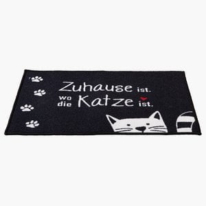 Fire mat rectangular cat gang black H. 50 cm, Ve 4
